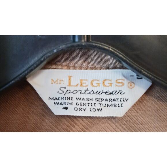 Vintage Mr. Leggs Western Style Tan Soft Brushed Cotton Jacket Size Small - Picture 8 of 8